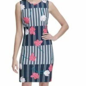 NWOT Tommy Hilfiger Navy floral scuba